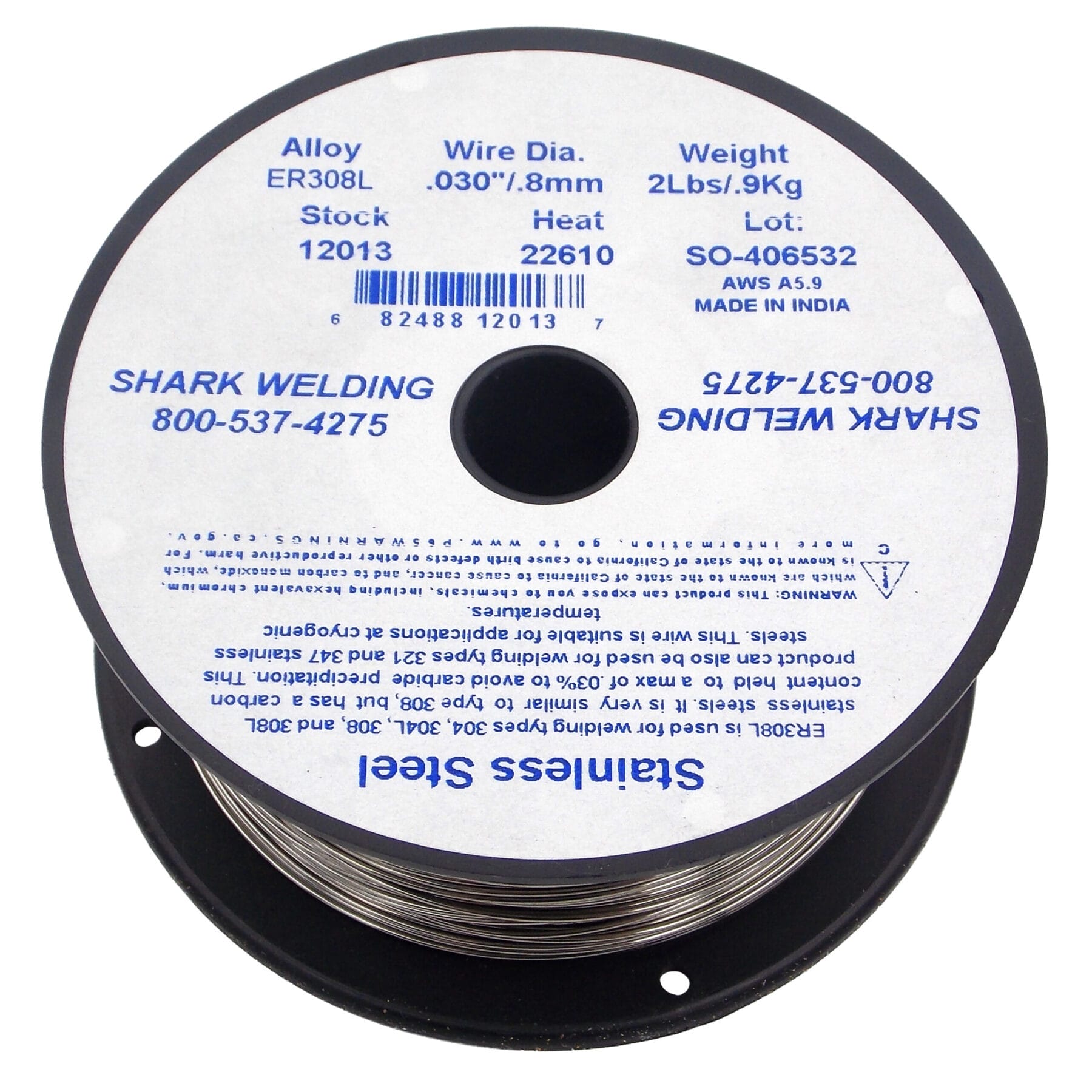ER308L Stainless Steel MIG Wire .030, 2 lb. Premium Stainless Steel - Image 3