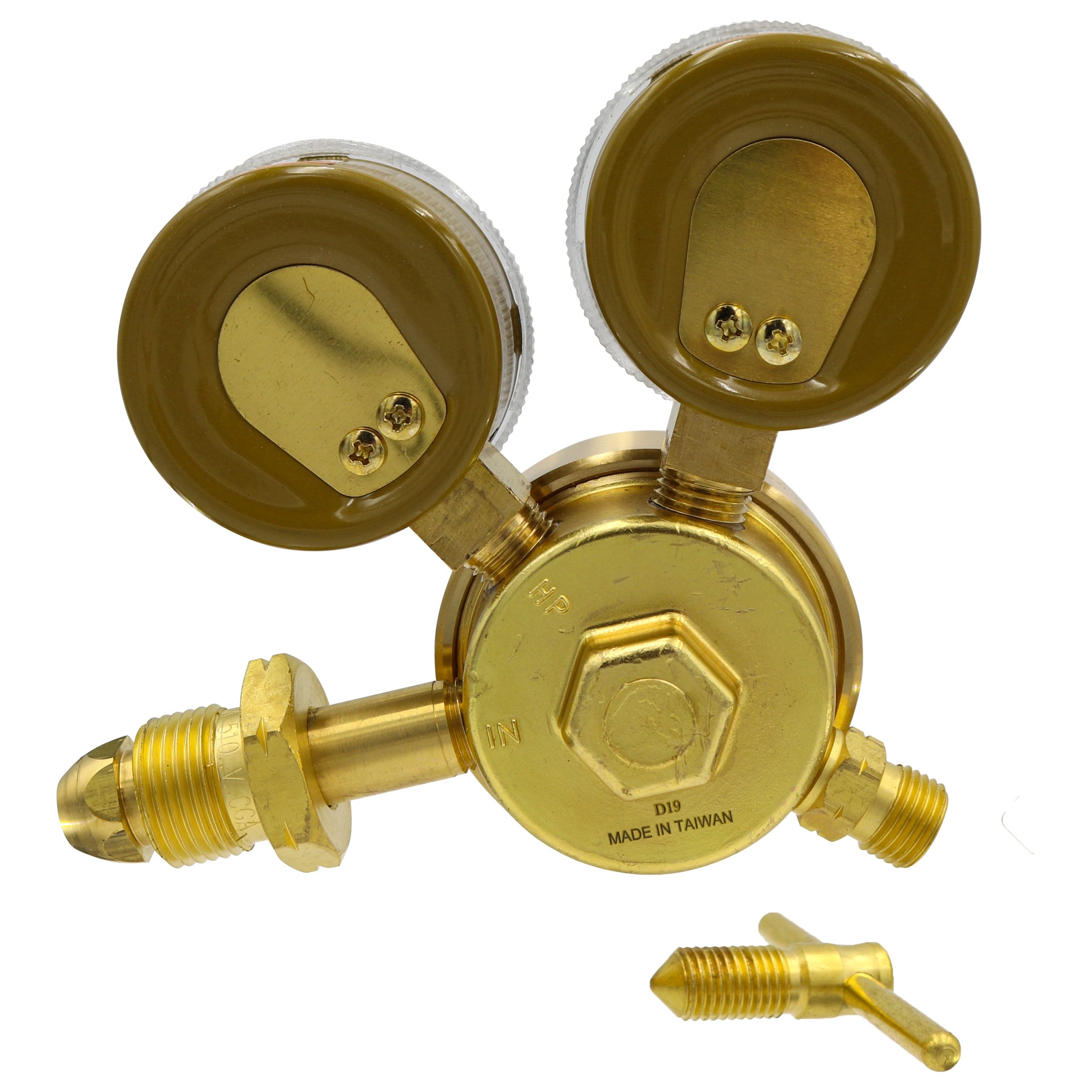Single Stage Regulator for Medium Duty Kits - Acetylene 2" - Image 2