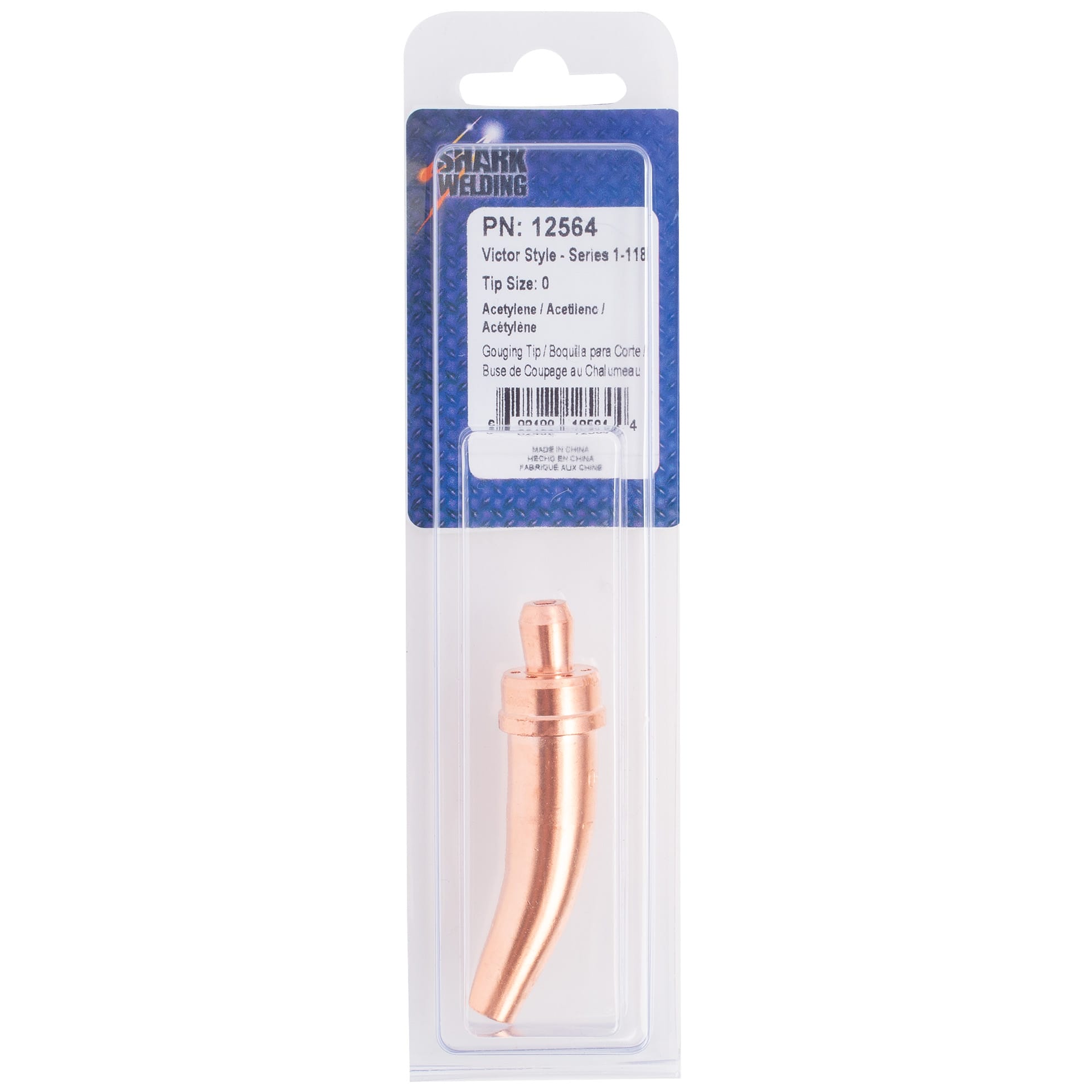 Gouging Tip - Victor Style - Series 1-118 - Acetylene - Size 0 - Image 4