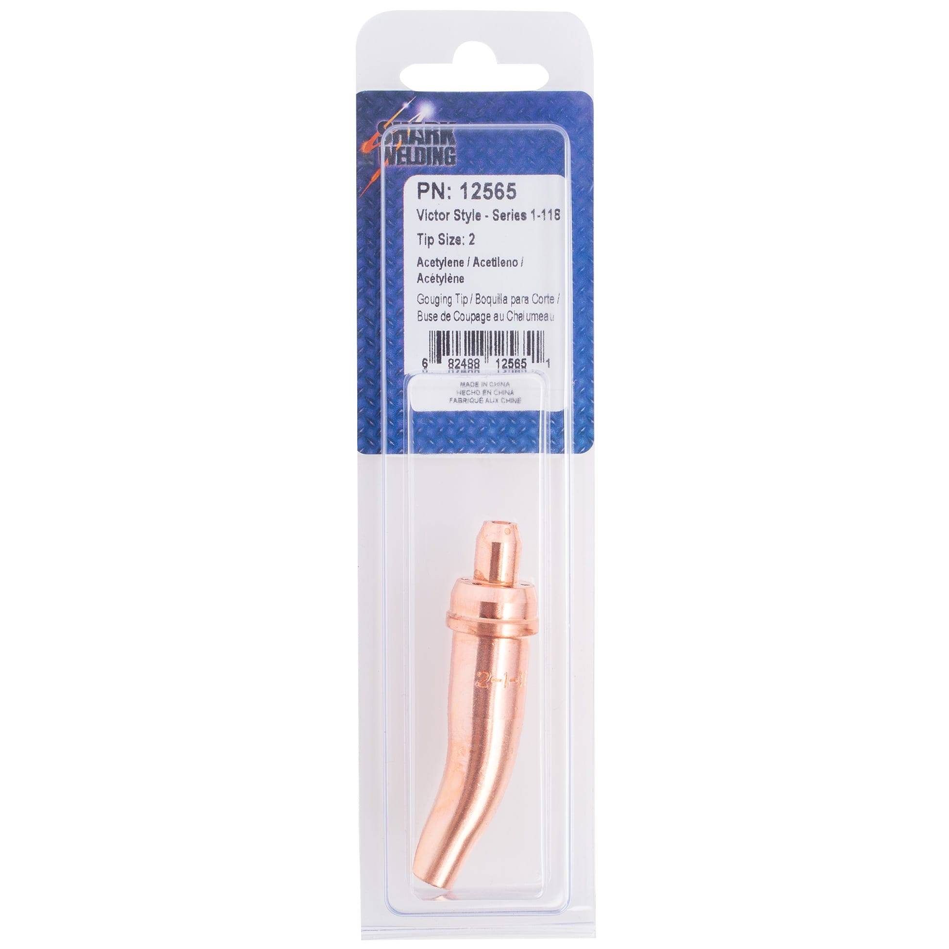 Gouging Tip - Victor Style - Series 1-118 - Acetylene - Size 2 - Image 4