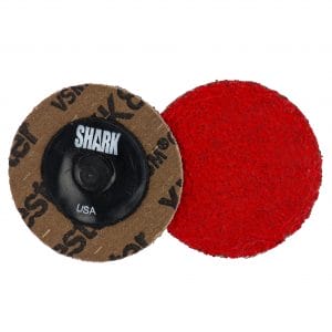 25 PK | 2" Mini Grinding Discs - Red Ceramic - 40 Grit