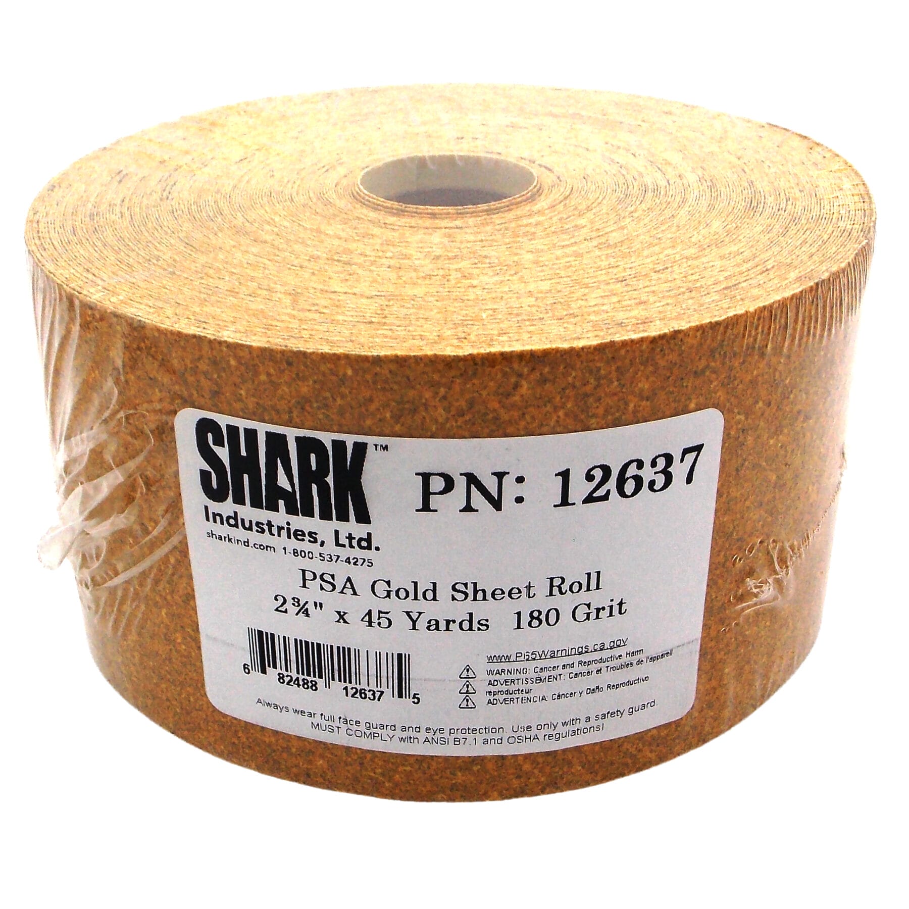 LIMITED STOCK! Gold Sanding Roll 2-3/4" x 45 Yards - 180 Grit - PSA Back - Image 3