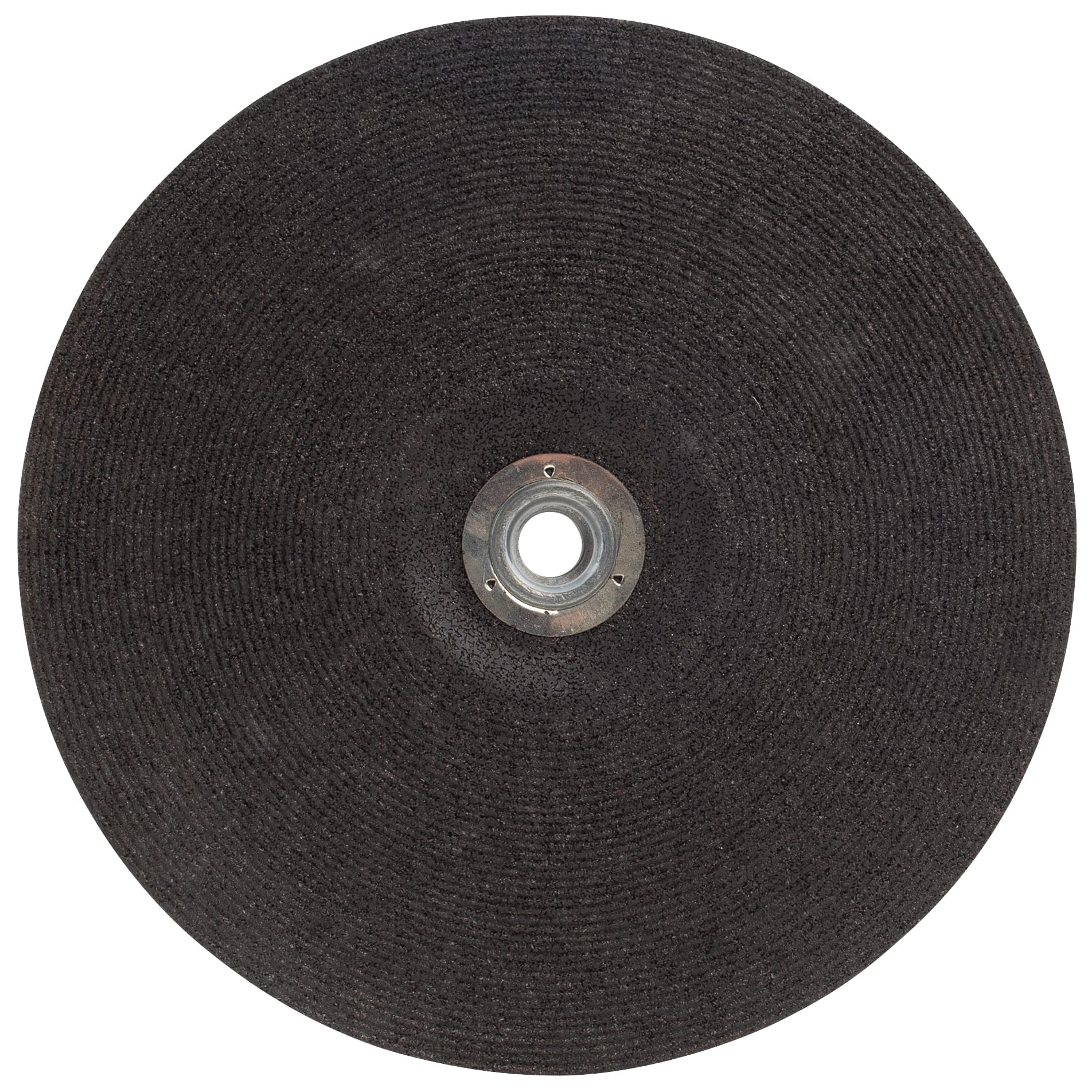 9" Type 27 Aluminum Oxide Grinding Wheel - 1/8" x 5/8"-11, 24 Grit - Image 2