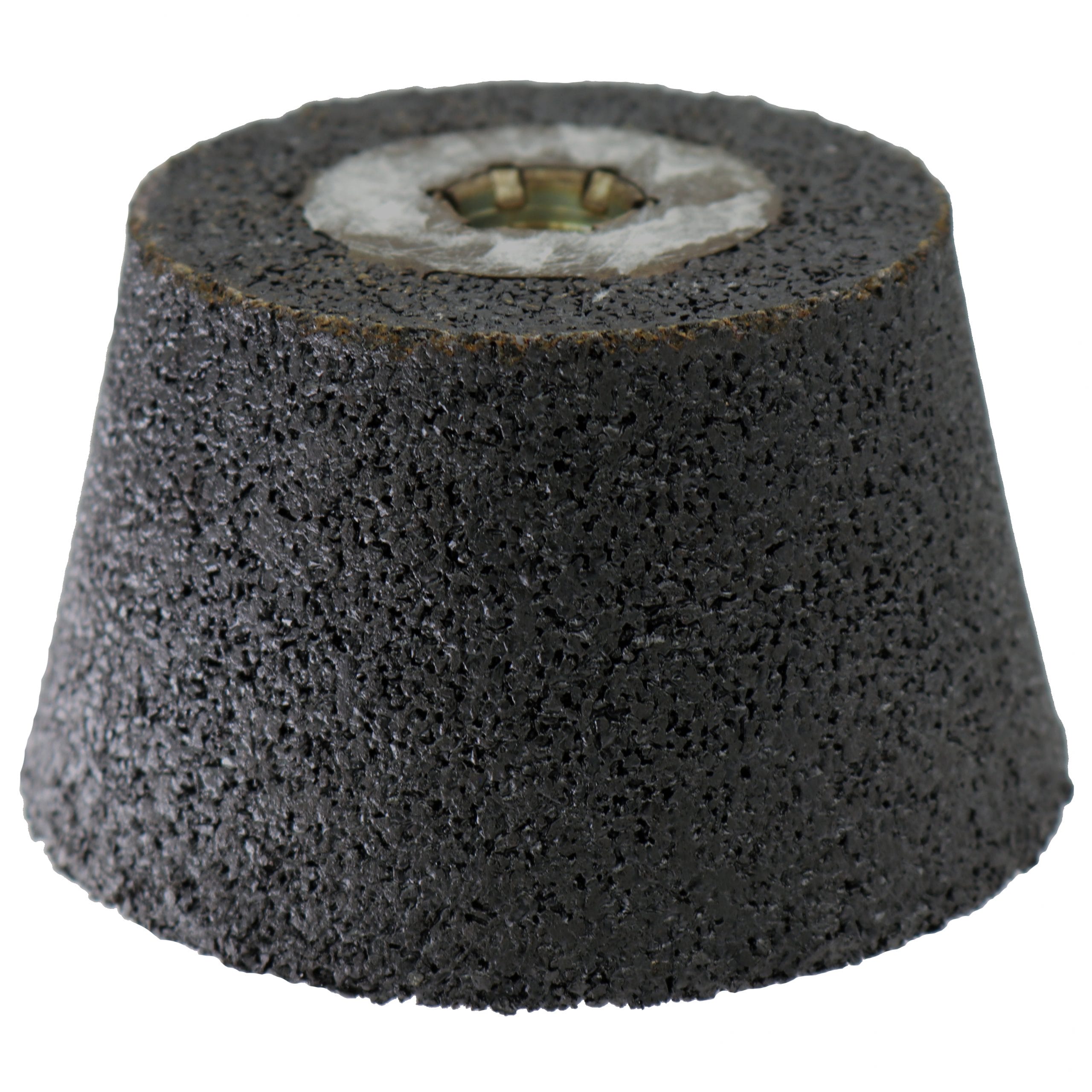 Type 11 Coarse Cup Style Grinding Wheel - 4/3" Diameter x 2" Height x 5/8-11 NC Arbor - Image 3