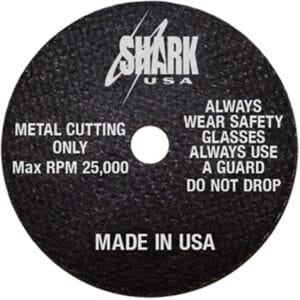 10 PK | Cut-Off Wheel - Aluminum Oxide - 3" x 1/16" x 3/8" - 54 Grit - Made in USA