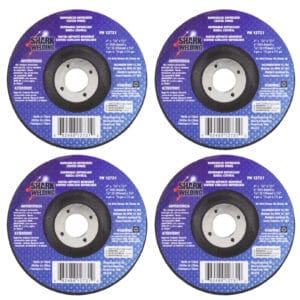 4 PK | 4" Type 27 Aluminum Oxide Grinding Wheels Depressed Center - Hubless, 36 Grit - 4" x 1/8" x 5/8"