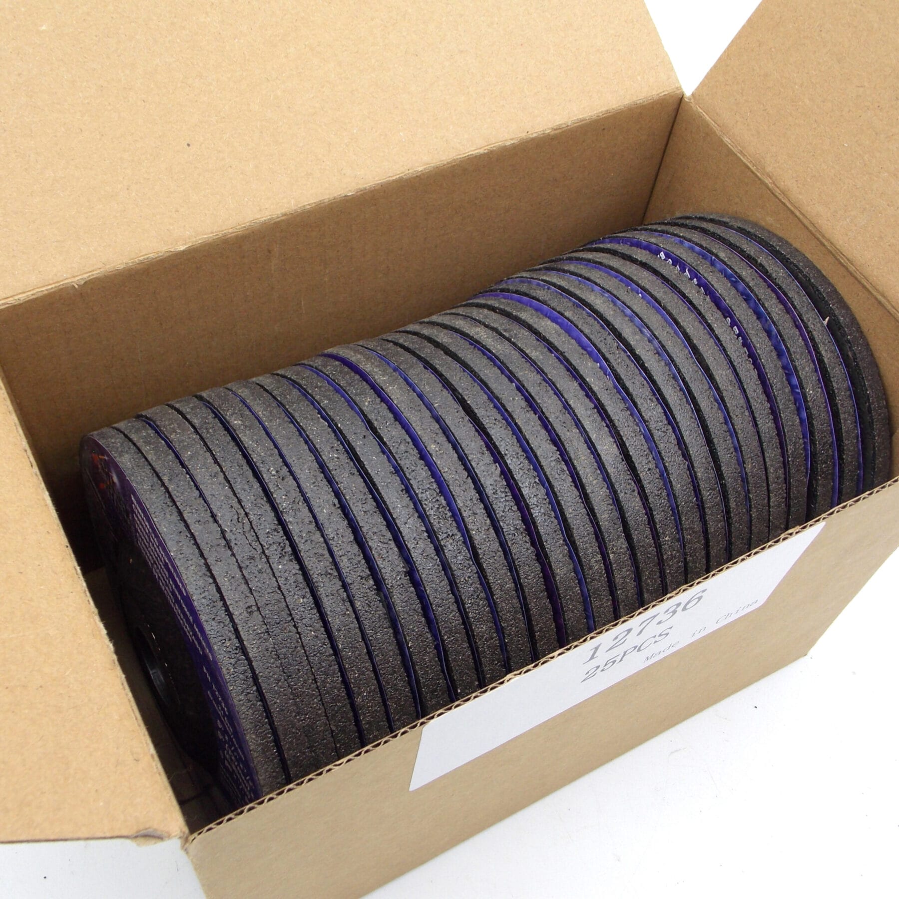 25 PK | 5" Type 27 Aluminum Oxide Grinding Wheels Depressed Center - No Hub - 24 Grit - 5" x 1/4" x 7/8" - Image 4