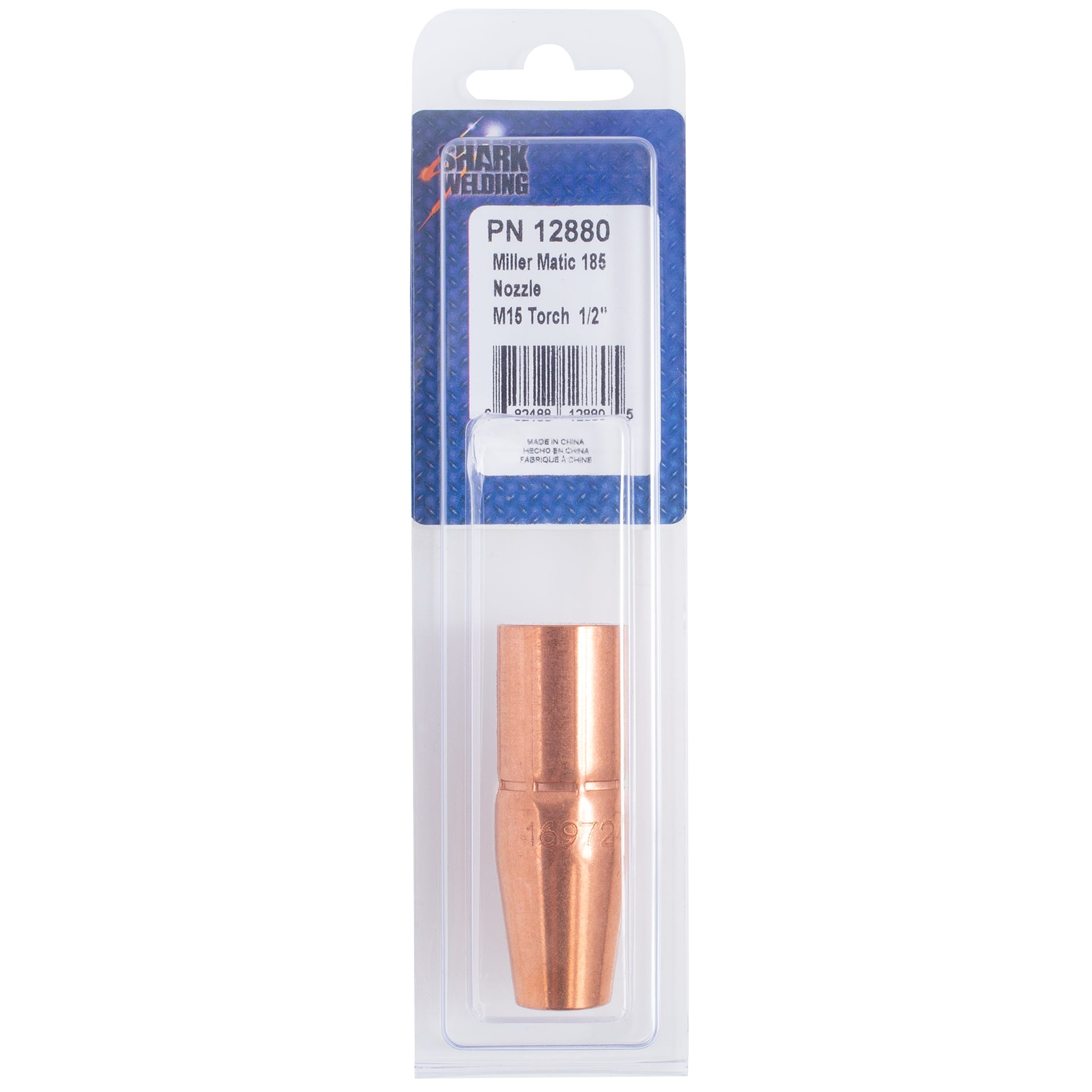 LIMITED STOCK! MillerMatic Nozzle - 1/2" (12mm) Bore (185-M15 Torch) - Image 4
