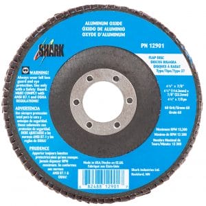 1 PK | Flap Disc - Type 27 - Aluminum Oxide - 4.5" x 7/8" - 60 Grit