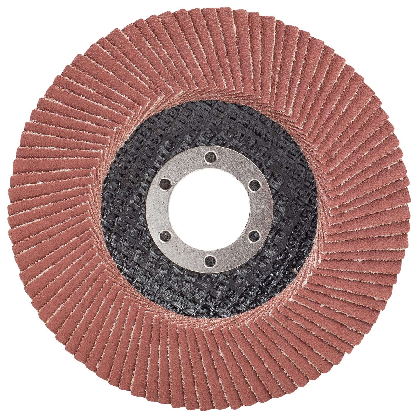 1 PK | Flap Disc - Type 27 - Aluminum Oxide - 4.5" x 7/8" - 80 Grit - Image 2