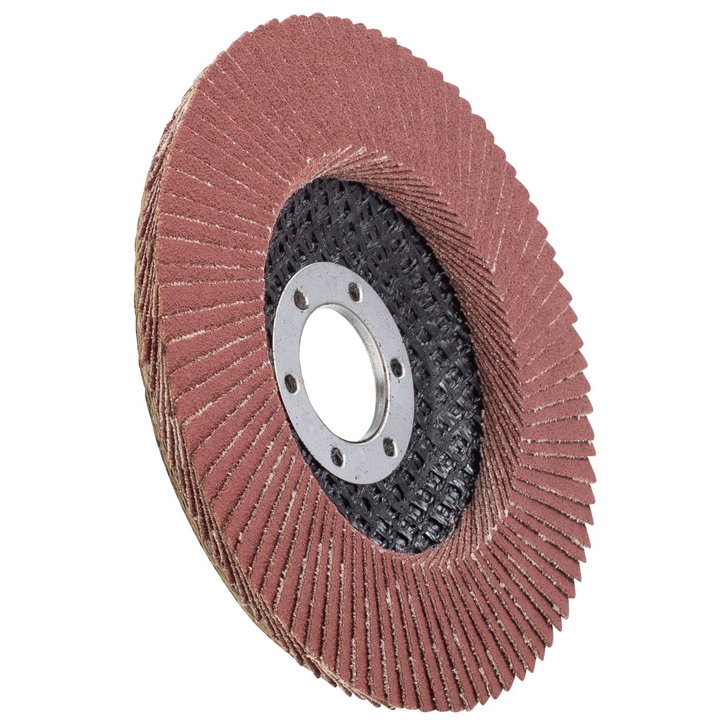 1 PK | Flap Disc - Type 27 - Aluminum Oxide - 4.5" x 7/8" - 80 Grit - Image 3