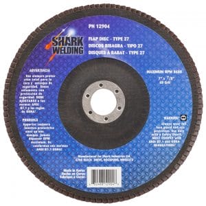 LIMITED STOCK! 1 PK | Flap Disc - Type 27 - Aluminum Oxide - 7" x 7/8" - 60 Grit