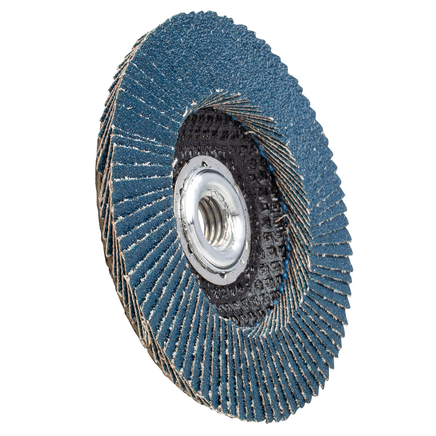 1 PK | Flap Disc - Type 27 - Zirconia (Premium) - 4.5" x 5/8"-11 - 60 Grit - Image 3