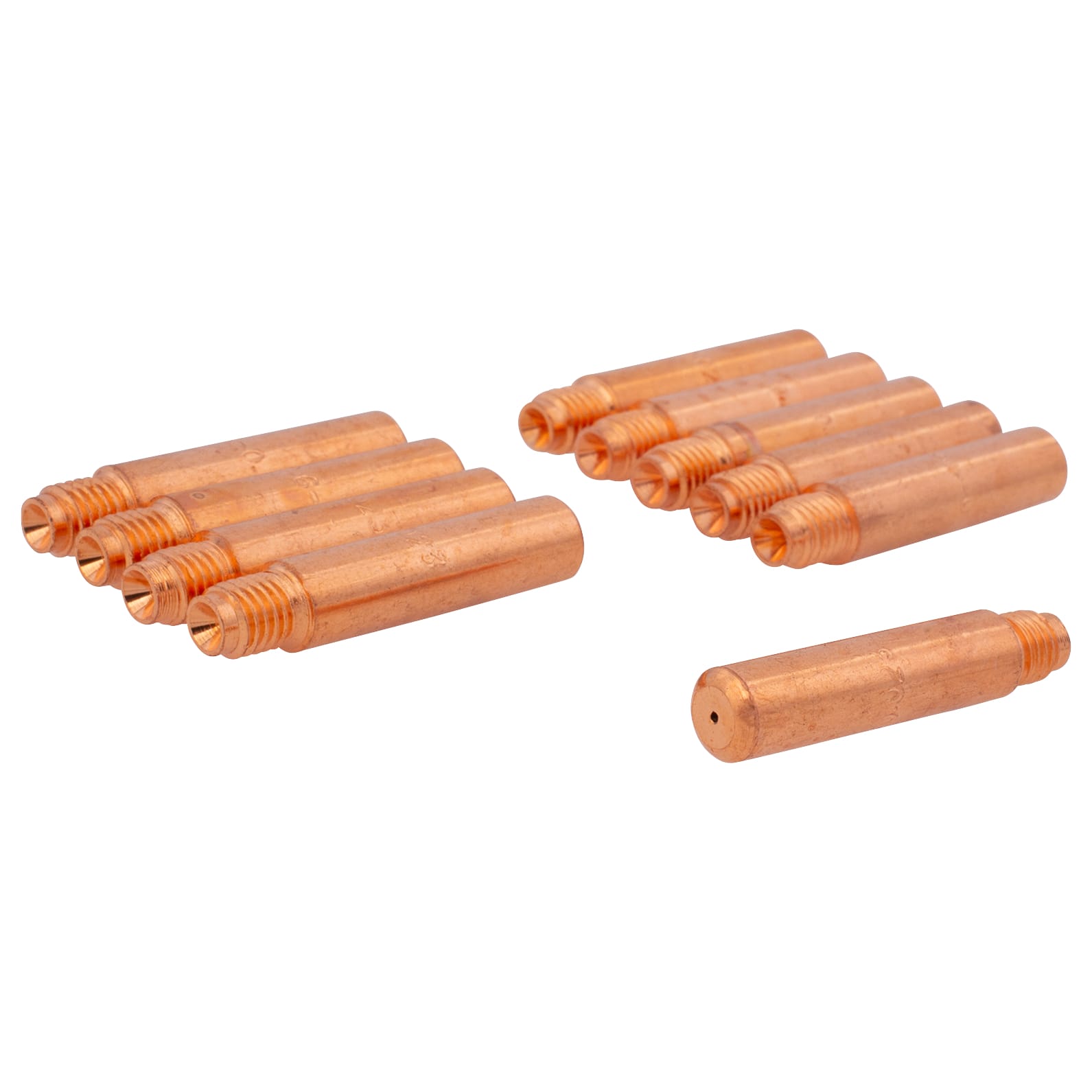 10 PK | Mig Welder Contact Tip (Heavy Duty) - Binzel/Tweco - Tip Size .023" - I.D. Size .6 mm - Image 2