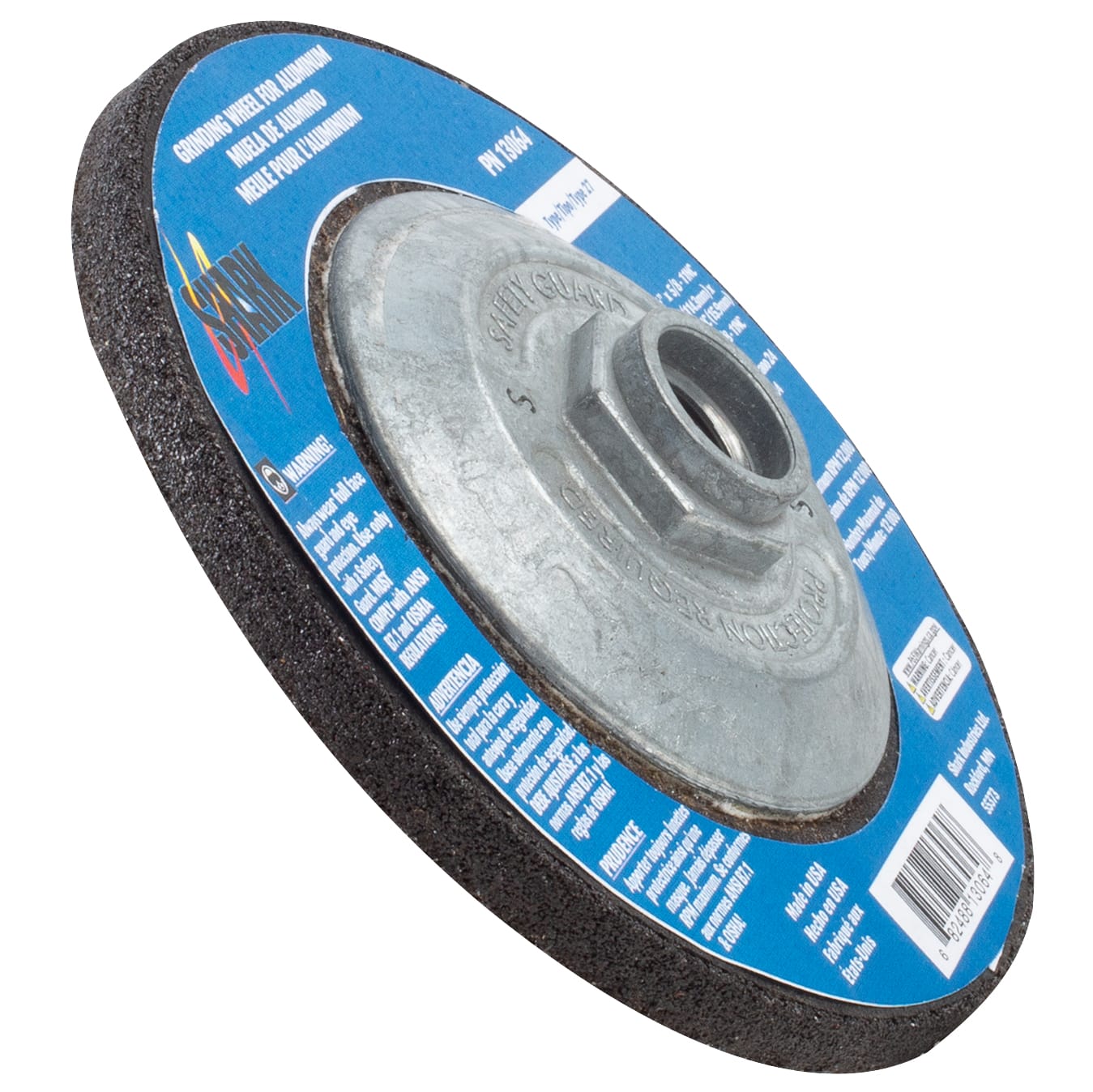 1 PK | Depressed Center Type 27 Grinding Wheels for use on Aluminum 4.5"x 1/4" 5/8-11 - Image 3