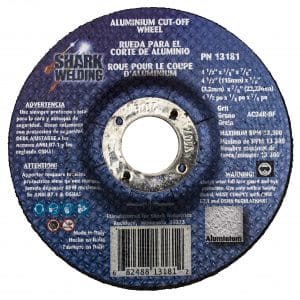 5 PK | Cut-Off Wheel - Silicon Carbide (for Aluminum Cutting) - Type 27 - 4.5" x 1/8" x 7/8" - 36 Grit
