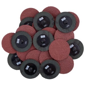 25 PK | 2" Mini Grinding Discs - Aluminum Oxide - 36 Grit