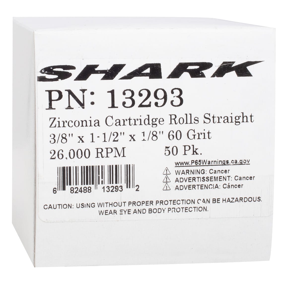 50 PK | Zirc Cartridge Rolls - Straight 3/8" x 1-1/2" x 1/8"-60 Grit - Image 6