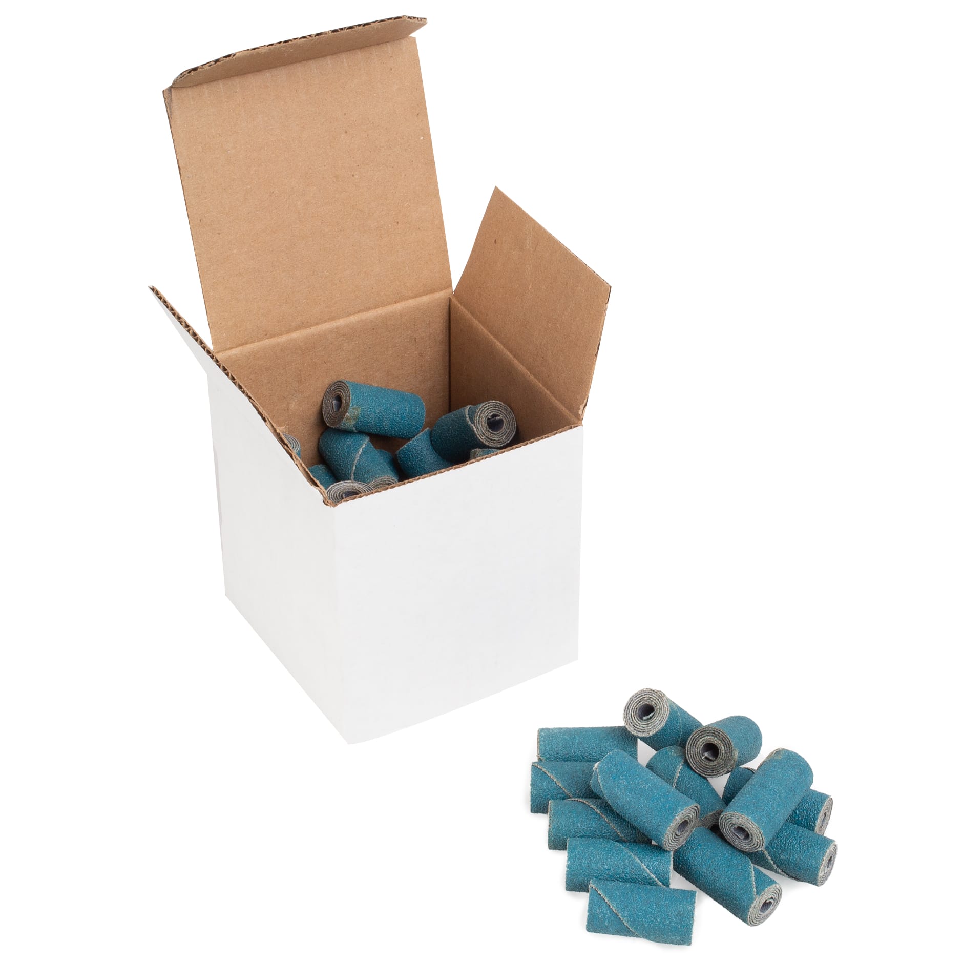 50 PK | Zirc Cartridge Rolls - Straight 3/4" x 1-1/2" x 1/4" - 60 Grit - Image 5