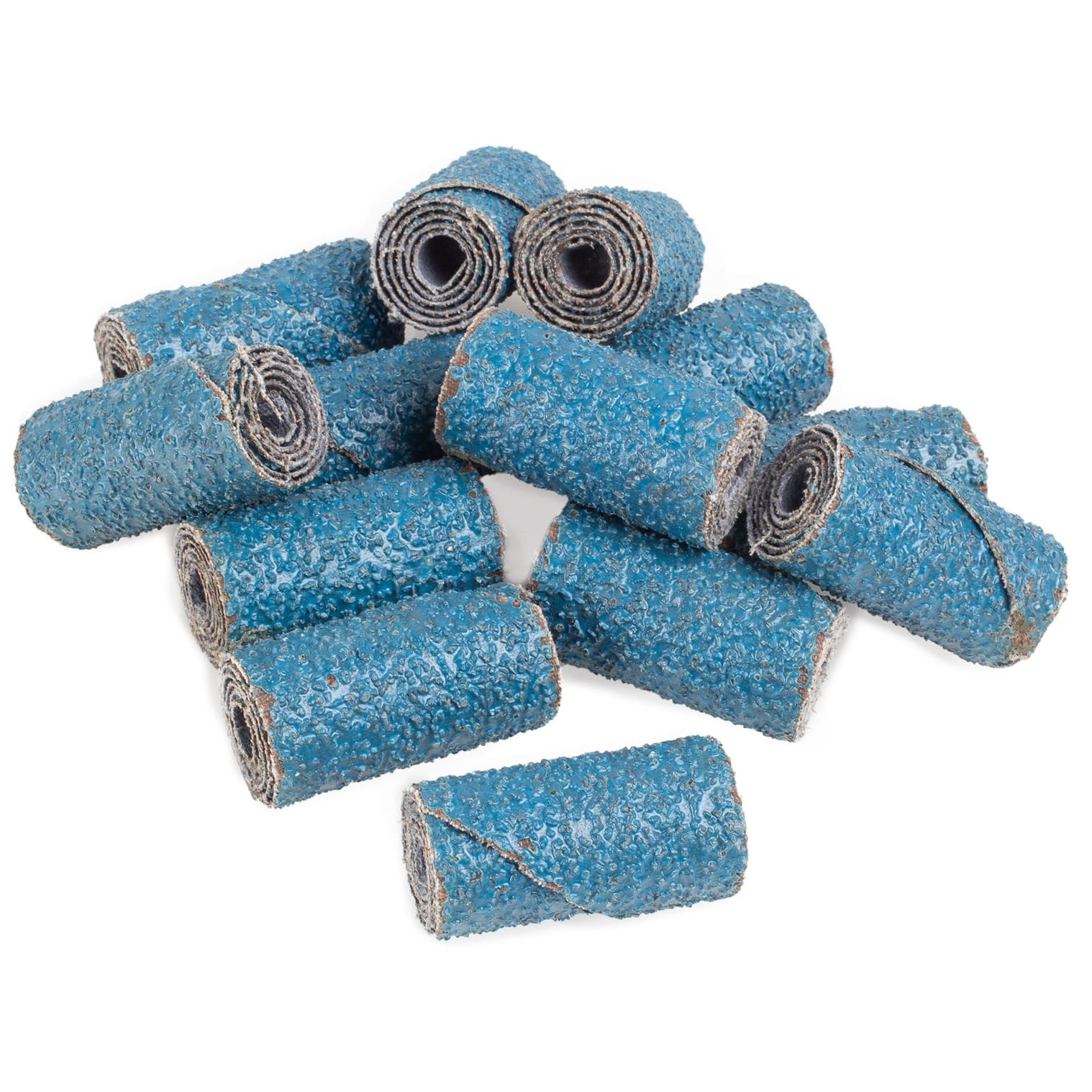 50 PK | Zirc Cartridge Rolls -Straight 3/4" x 1-1/2" x 1/4" - 36 Grit - Image 4