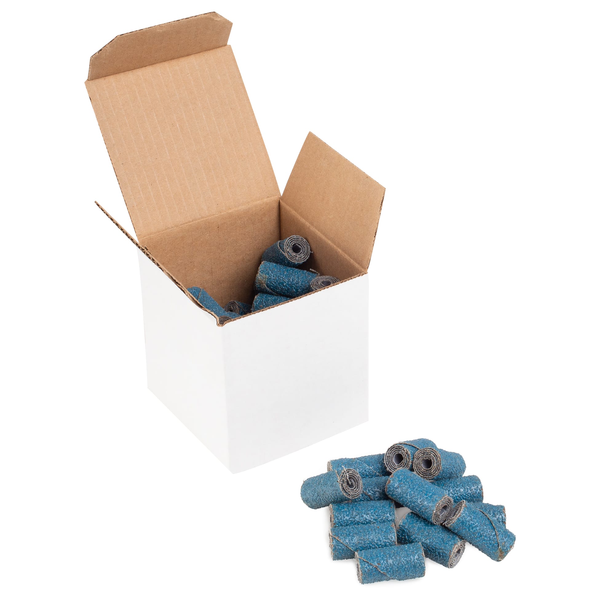 50 PK | Zirc Cartridge Rolls -Straight 3/4" x 1-1/2" x 1/4" - 36 Grit - Image 5