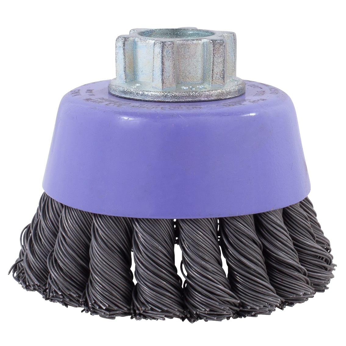 LIMITED STOCK! Knotted Wire Cup Brush - 3" x M4-2.0 .014 wire. - Image 2