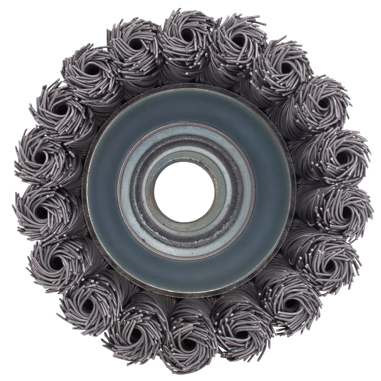 LIMITED STOCK! Knotted Wire Cup Brush - 3" x M4-2.0 .014 wire. - Image 5