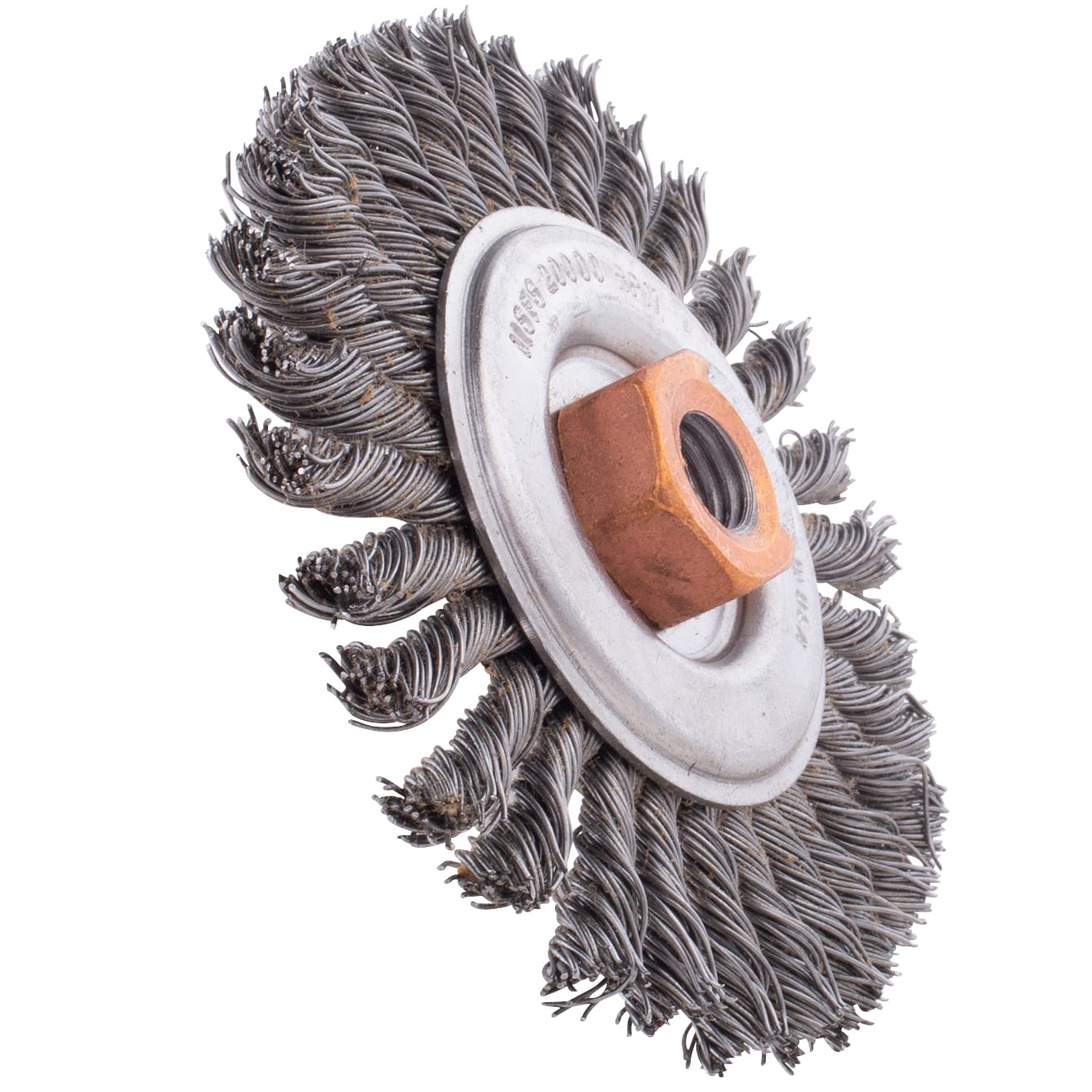 LIMITED STOCK! Stringer Bead Twist Wire Wheel - 4" x 1/2"-13 Arbor - .020 Wire - Image 4