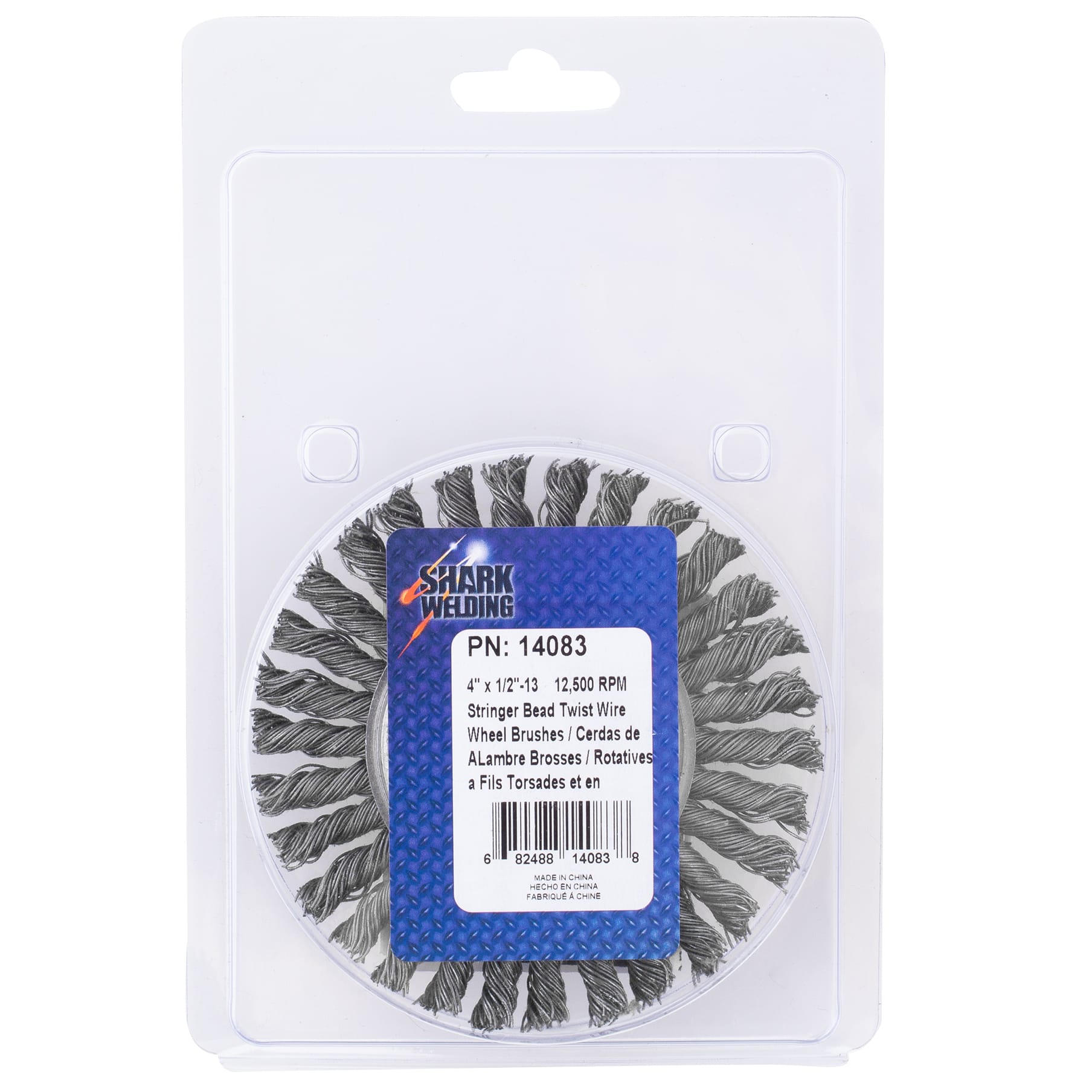 LIMITED STOCK! Stringer Bead Twist Wire Wheel - 4" x 1/2"-13 Arbor - .020 Wire - Image 7