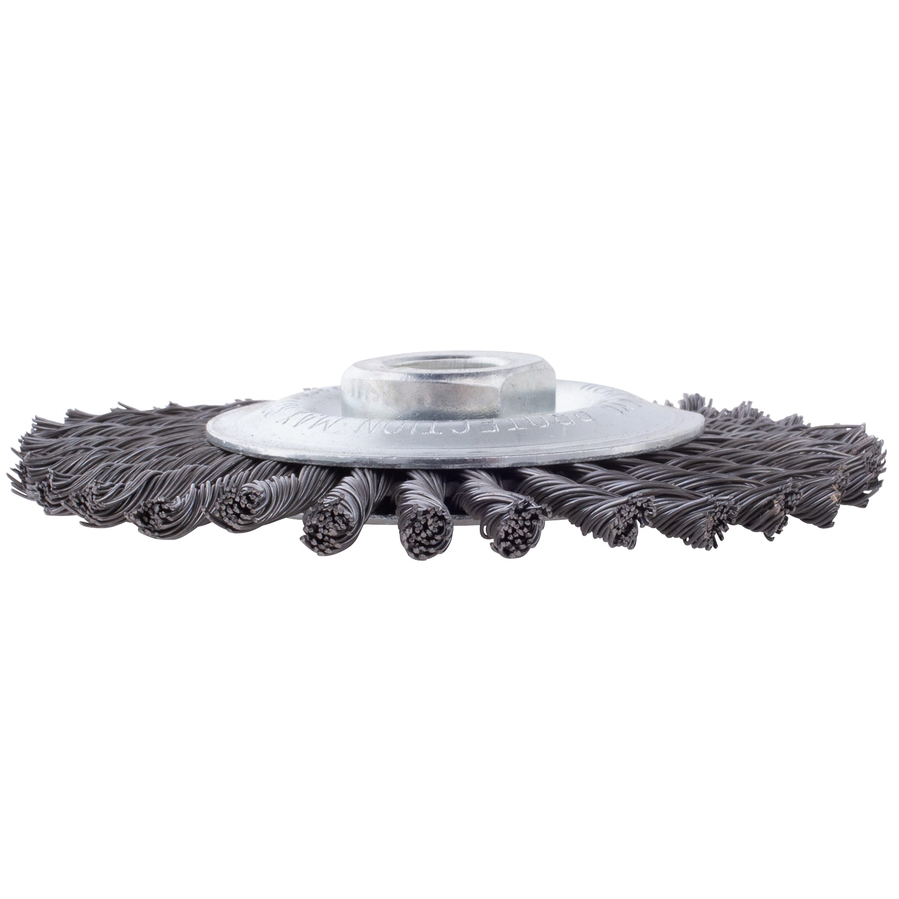 LIMITED STOCK! Stringer Bead Twist Wire Wheel - 4" x M10-1.25 Arbor - .020 Wire - Image 6