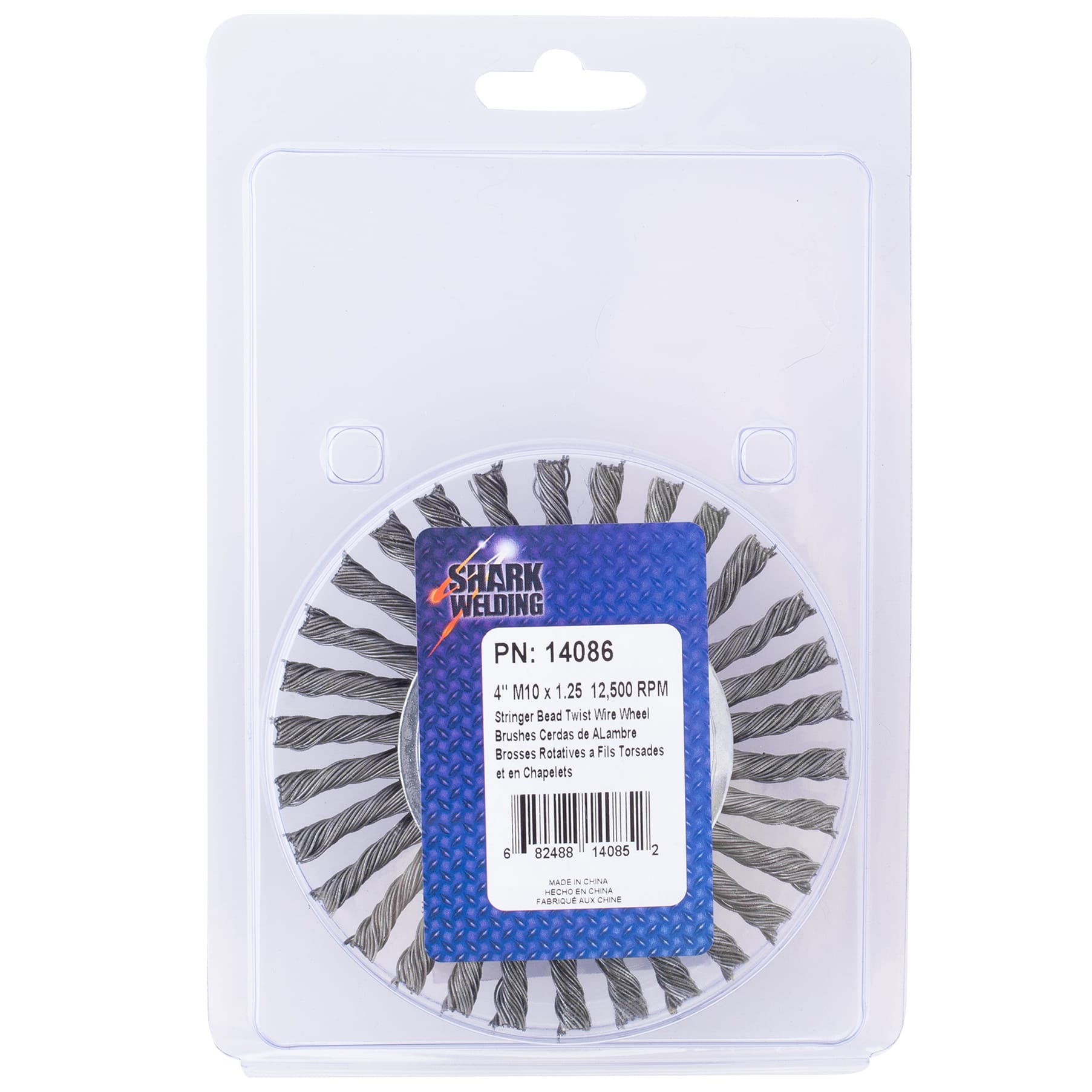 LIMITED STOCK! Stringer Bead Twist Wire Wheel - 4" x M10-1.25 Arbor - .020 Wire - Image 7