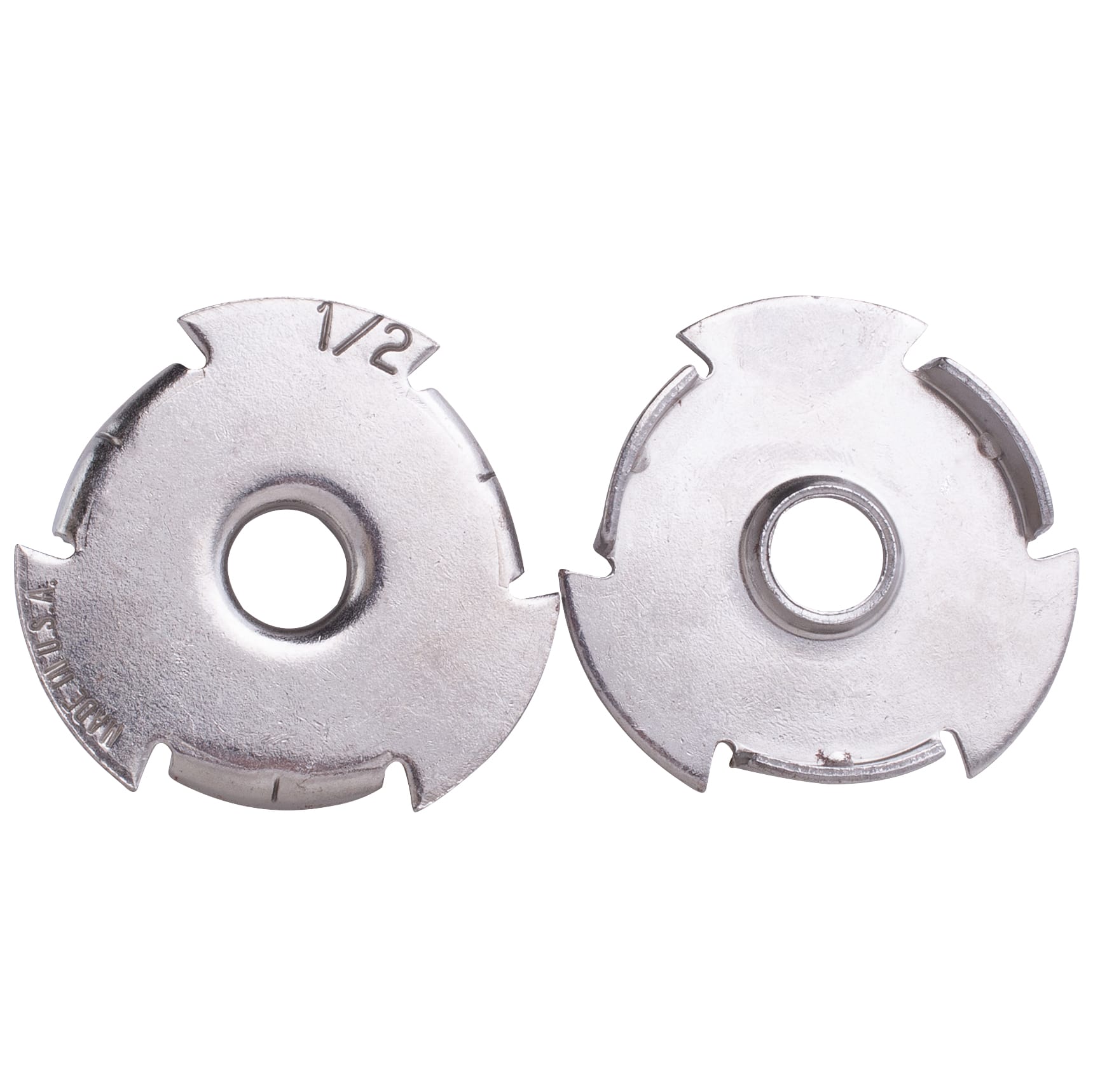 Wire Wheel Arbor Adaptor - 2" Outside Diameter - Down to 1/2" Hole - Image 2