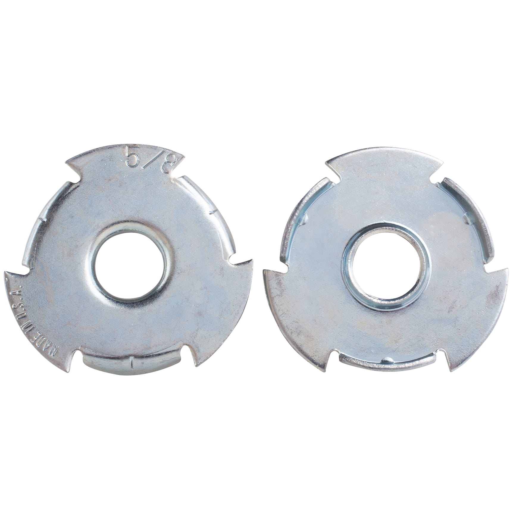 Wire Wheel Arbor Adaptor - 2" Outside Diameter -Down to 5/8" Hole - Image 2