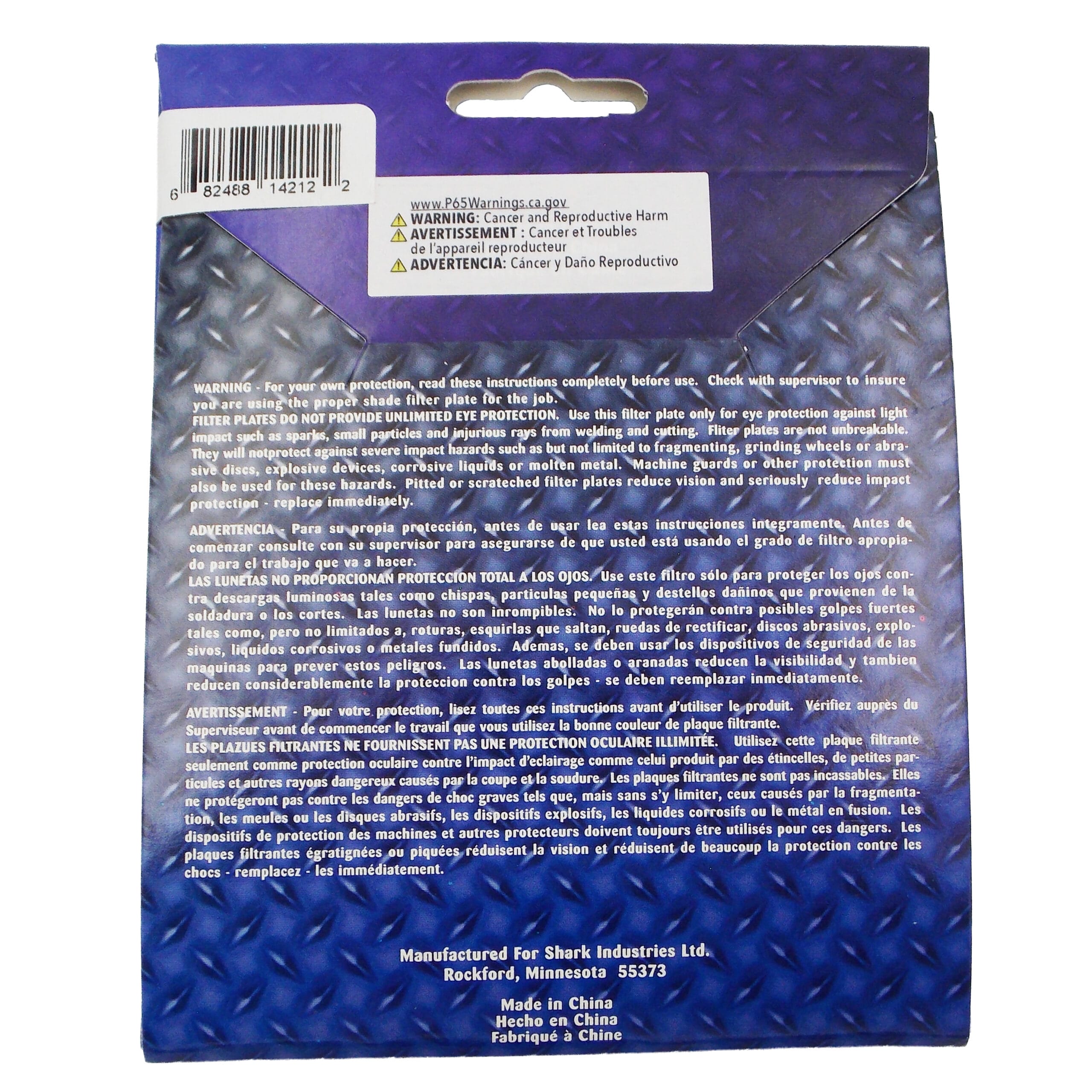 4 1/2" x 5 1/4" - Replacement Shaded Welding Lens - Image 3