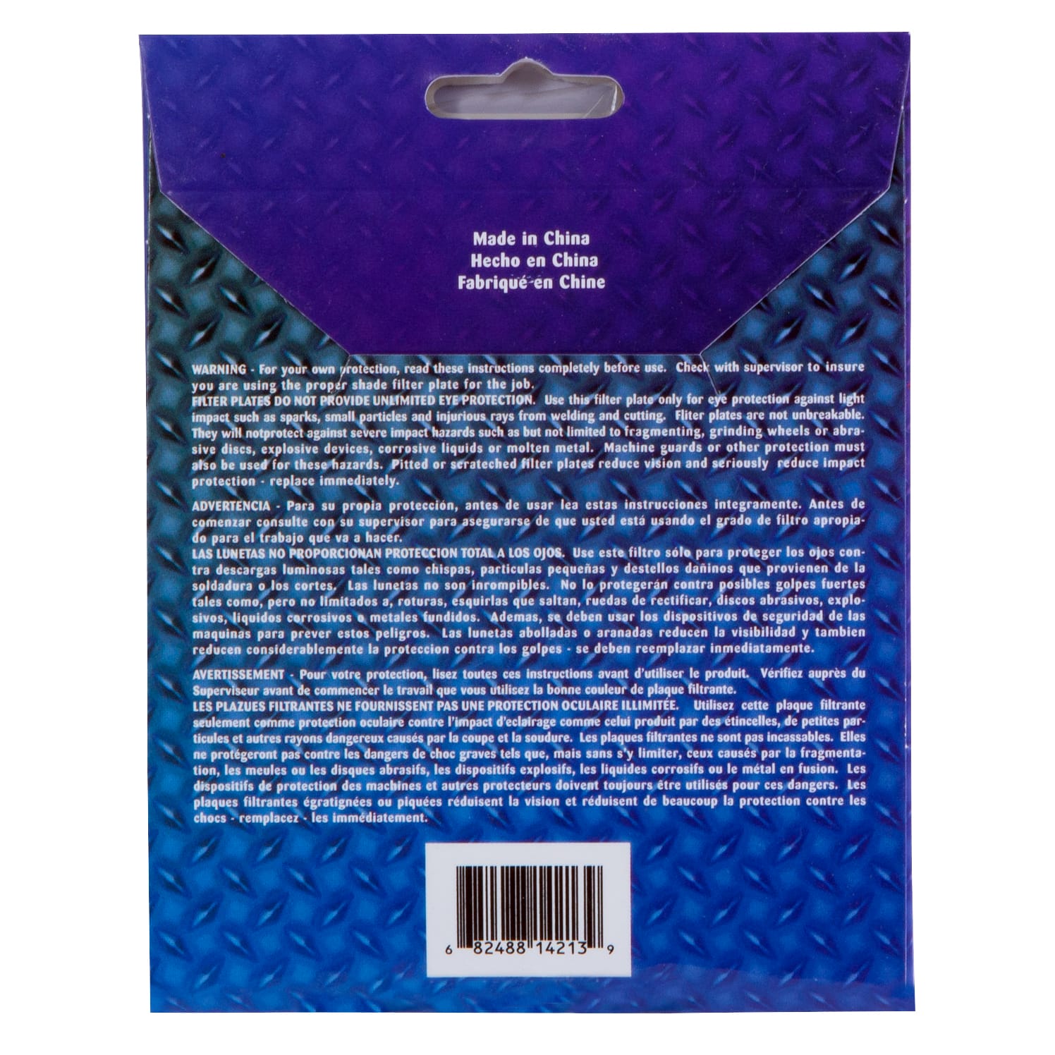 4 1/2" x 5 1/4" - Replacement Shaded Welding Lens #10 Medium - Image 4