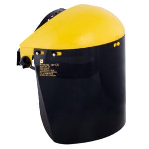Grinding Shield - Features Green Shield with Ratcheting Headgear - 8" x 16"