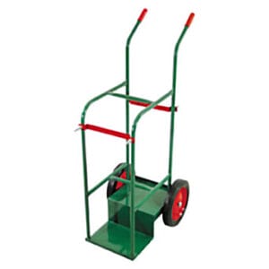 Welding Cart - Tandem Cylinder Truck - 15" wide x 42" High x 25" Deep
