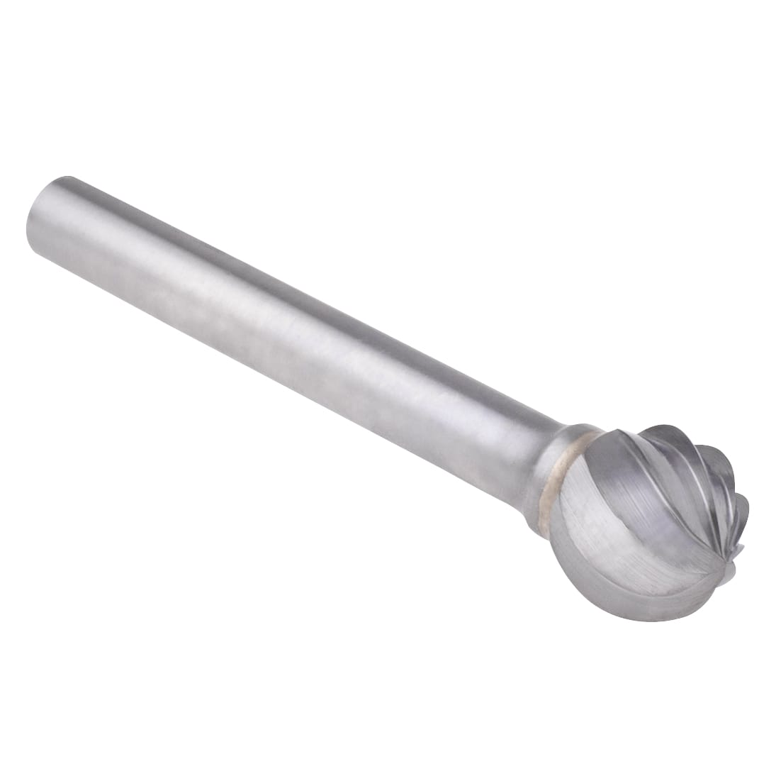 Carbide Bur - Aluminum Cut Ball -1/2" Diameter for aluminum with 1/4" Shank (BT33) - Image 2
