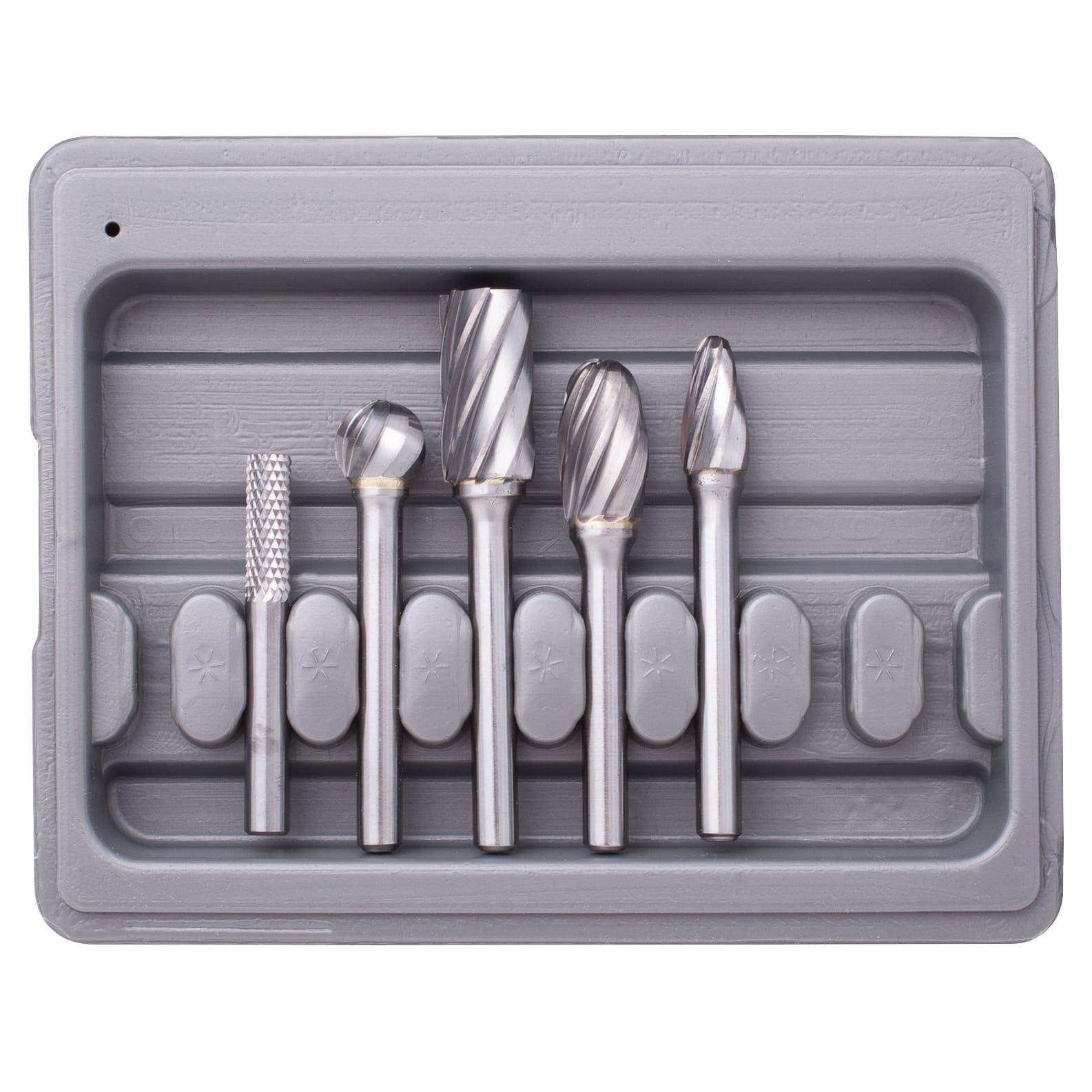 5 PC. Aluminum Carbide Bur Set - 1/4" Shank (BT5A) - Image 3