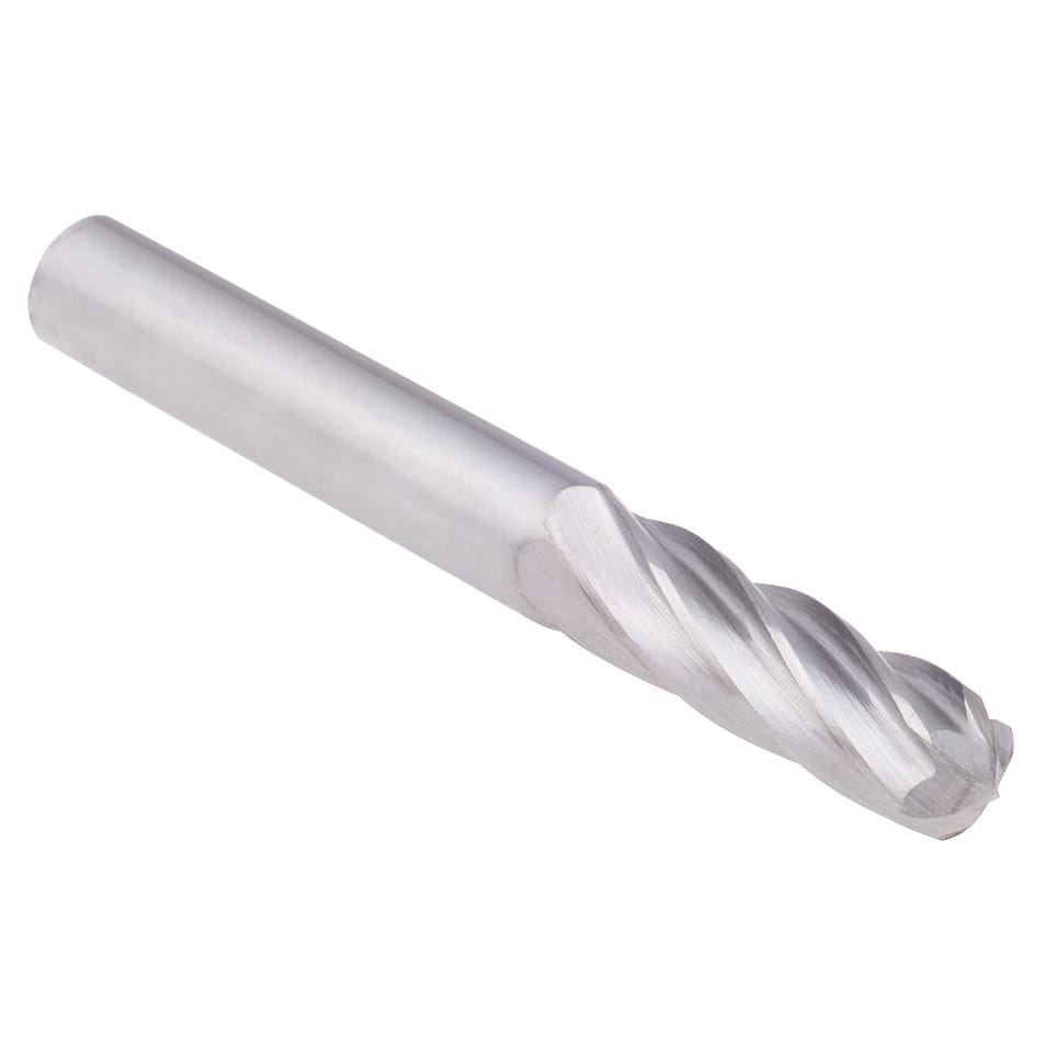 Carbide Bur - 1/4" Ball Nose Cylinder - Aluma-Cut - (BT57) - Image 2