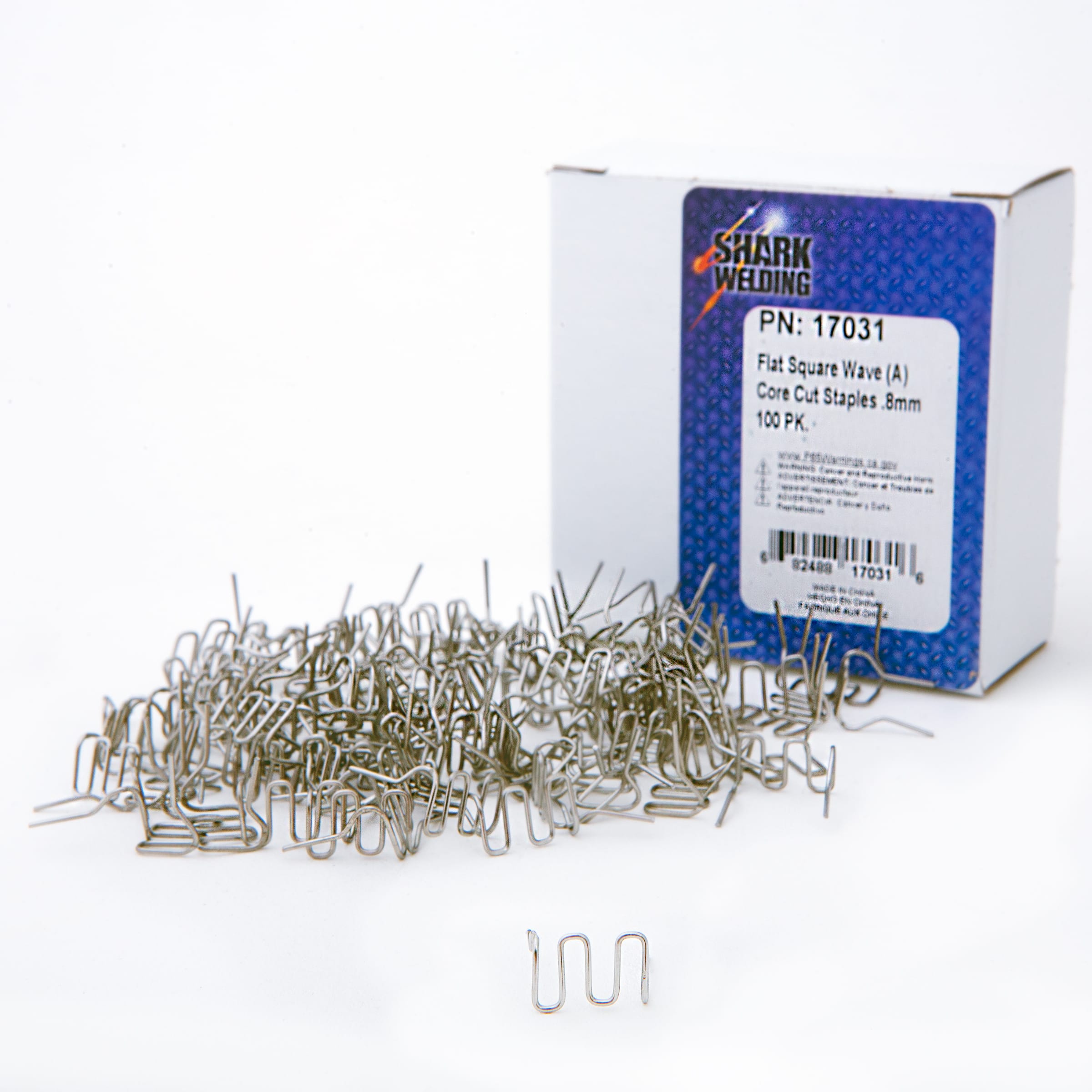 100 PK | Pro-Tack Plastic Welder Staples - Flat Square Staples - Image 3