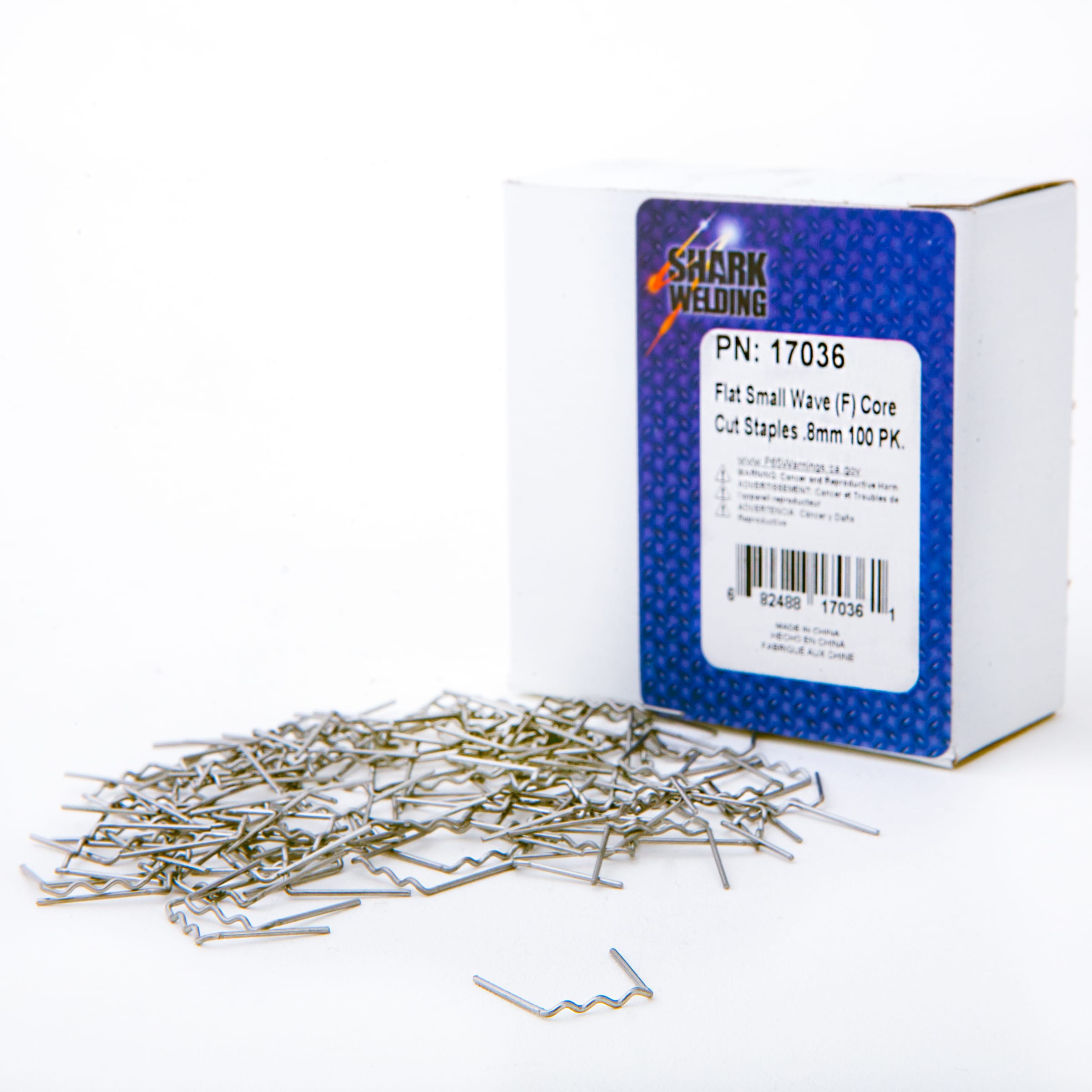 100 PK | Pro-Tack Plastic Welder Staples - Flat Small Wave Staple - Image 3