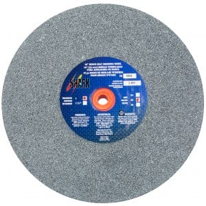 Bench Seat Grinding Wheel - Size 10" x 1" x 1-1/4" Arbor - 36 Grit - Aluminum Oxide