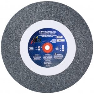 Bench Seat Grinding Wheel - Size 10" x 1-1/2" Thick x 1-1/4" Arbor - 36 Grit - Aluminum Oxide