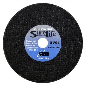 6 PK | Cut-Off Wheel - Zirconia (Sure-Life) - 3" x 3/32" x 3/8" - 54 Grit - Made in USA