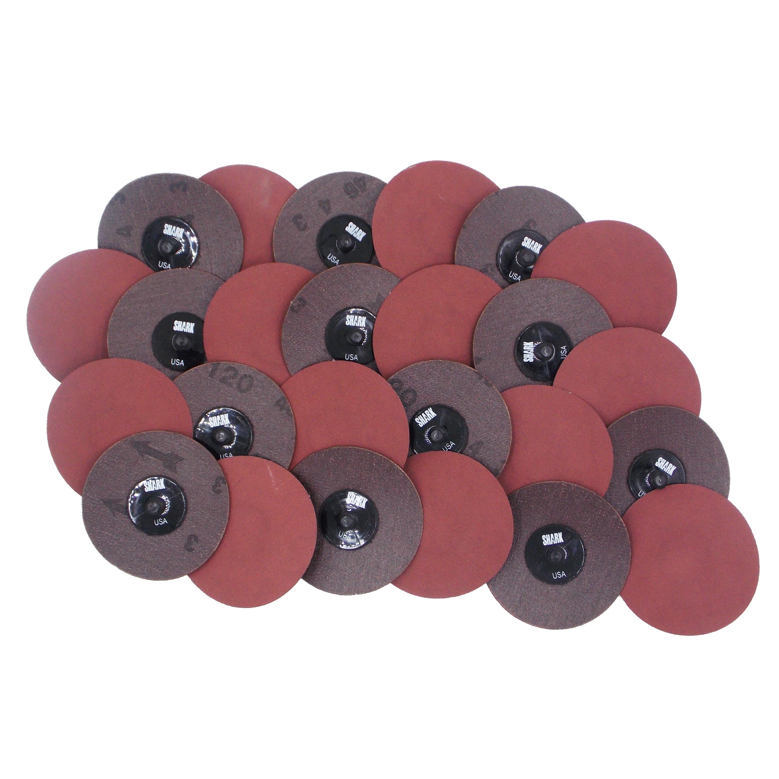 25 PK | 3" Mini Grinding Discs - Cloth Backed Aluminum Oxide - 120 Grit - Image 2