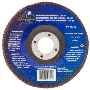 1 PK | Flap Disc - Type 29 - Beveled Aluminum Oxide - 4.5" x 7/8" - 120 Grit