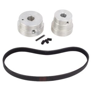 AMMCO 940175 Poly-V-Belt Drive Pulley Kit for Brake Lathe 3000, 4000, 4100, 7000 - 4 Piece Kit
