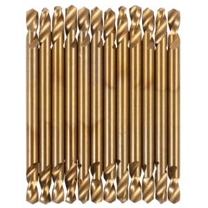 12 PK | Double End Drill Bits - High Speed Steel
