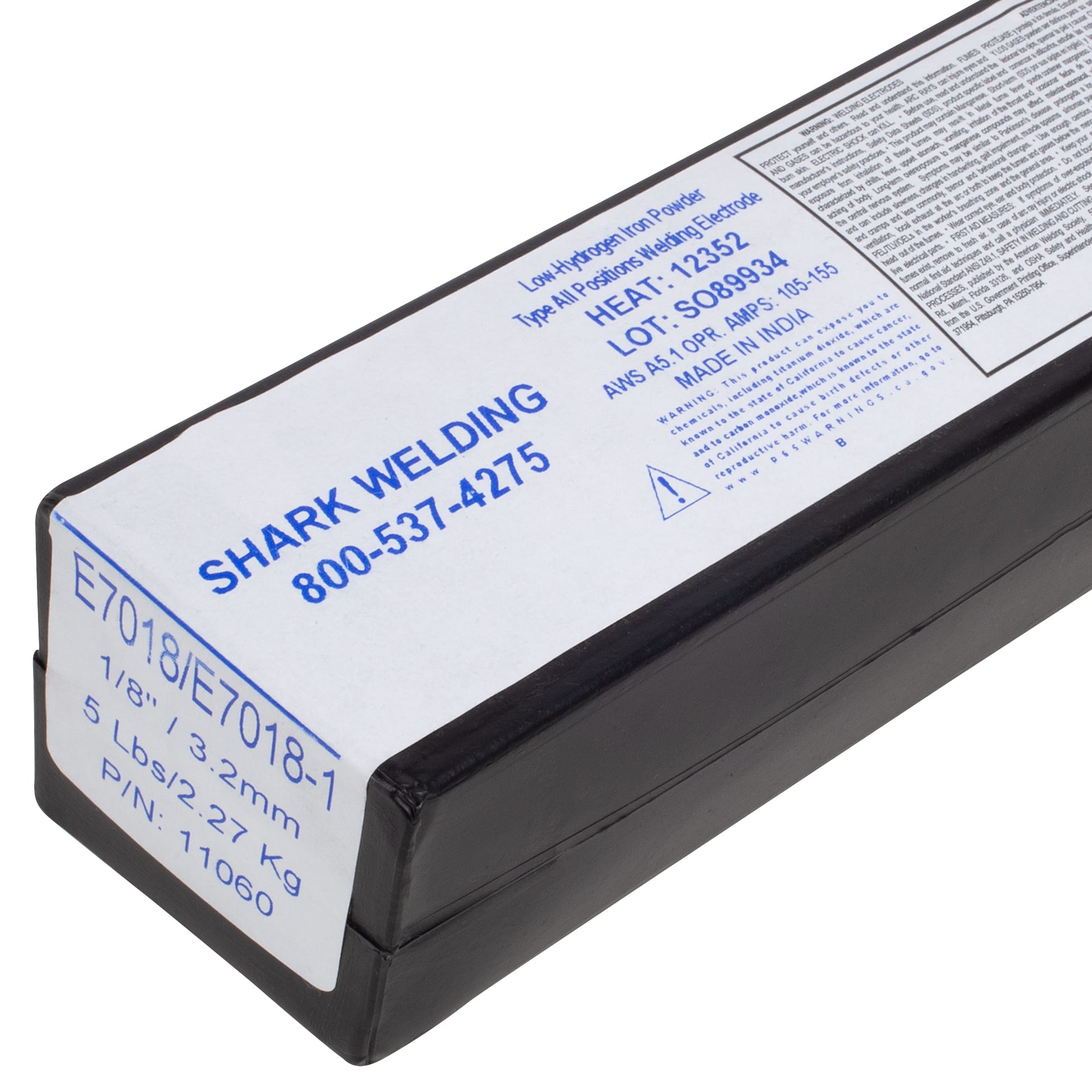 E7018 Low Hydrogen Electrode 1/8” x 14” – All Position - 5 lbs. - Image 9